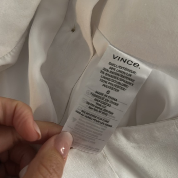 New without tags linen shorts by Vince - Picture 11 of 11